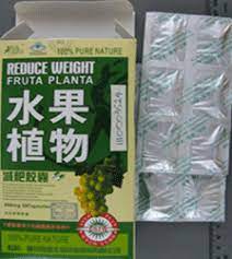 reduce weight fruta planta capsules