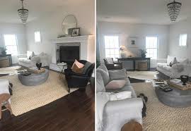 A neutral sofa can be the starting point for all sorts of fantastic pillow combinations. Design Mistake Too Much Furniture In One Room With Real Life Agonies Emily Henderson