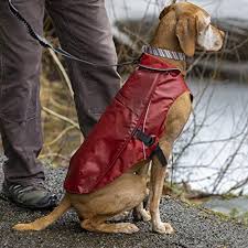 Kurgo Heavy Duty Rain Coat For Dogs Waterproof Dog Raincoat Durable Outdoor Gear For Pets Adjustable Side Clips Leash Attachment Opening