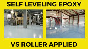 roller applied and self leveling epoxy