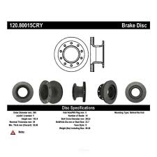 Details About Disc Brake Rotor Premium Disc Preferred Rear Centric 120 80015