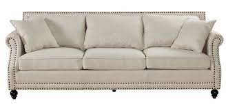 Tov Furniture Camden Beige Linen Sofa