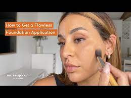 flawless foundation application