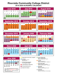 norco college calendar 2019 2020