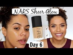 nars sheer glow foundation review wear