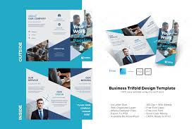 trifold brochure design template crella