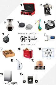 white elephant gift guide for under 50