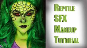 lizard halloween sfx makeup tutorial