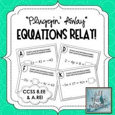 Multi Step Equations Relay Maths