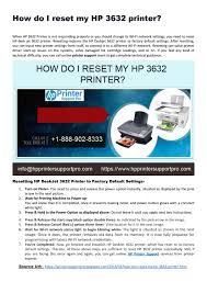If your hp 3632 printer ever behaves badly, or you must change its wifi network settings, you can reset hp deskjet 3632 printer. How Do I Reset My Hp 3632 Printer By Maria Carter Issuu