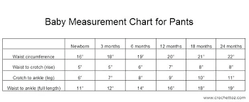 Seven Jeans Baby Size Chart Lovely Measurement For Making