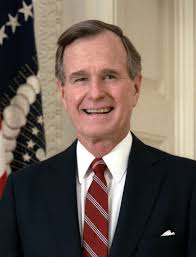 I can hear you, the rest of the world hears you, and the people who knocked down these buildings will. George H W Bush Wikipedia