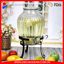 China Glass Water Dispenser With Tap