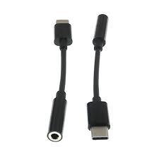 Usb 3 1 Type C To Dc 3 5mm Hadphone Adapter Voice Control Conversion Audio Cable Black 9cm Pc Cables And Connectors Computer Cables And Connectors