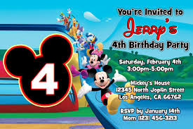 Mickey Mouse Clubhouse Invitations Minnie Mouse General