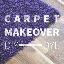 carpet makeover diy dye