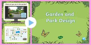 A Garden Or Park Instruction Powerpoint