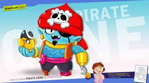 Share the best gifs now >>>. How To Draw Pirate Gene Brawl Stars Draw It Cute