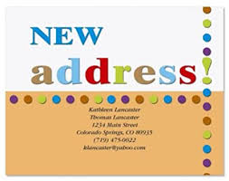Announce the new arrival quickly and easily! Amazon Com New Address Moving Announcements Postcards Set Of 24 Personalized With Address 5 1 4 X 4 New Address Cards Just Moved Cards Moving Announcements Office Products