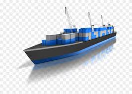 shipping hd png blue cargo ship png