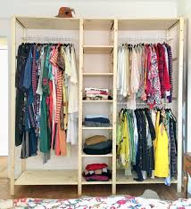 190 $ prices valid as of august 4, 2020. Professional Organizer Laura Cattano Hacked The Ivar Wood Shelving System From Ikea To Create This Open Bedroom Closet Storage Open Closet Walk In Closet Ikea