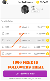 We have over 1,000 daily customers. Getinsta Free Instagram Followers Instant Trial 1k 10k 50k