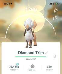 Furfrou Diamond Trim Form Europe Pokemon Trade Go Level 30+ Regional  Pokémon | eBay