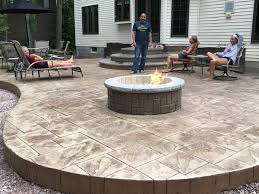 Wood Burning Fire Pit With A Natural