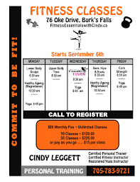 fitness cles with cindy leggett