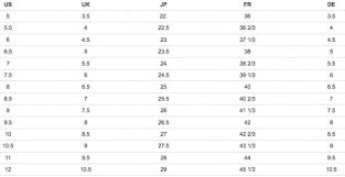 Salomon Womens Shoe Size Chart Irunfar Com