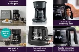 The water chamber of the coffee machine has dual. Mr Coffee 2129512 5 Cup Mini Brew Switch Coffee Maker Black In 2021 Mr Coffee Coffee Coffee Colour
