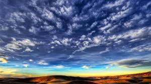 sky cloud blue clouds hills desert