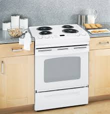 We just moved in, so no owners manual on our built in double oven ge profile performance true temp. Ge Jss28dnww 30 Inch Slide In Electric Range With 4 Coil Elements 4 4 Cu Ft Manual Clean Oven Dual Element Bake Truetemp System Storage Drawer And Ada Compliant White
