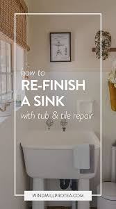 refinish your porcelain sink