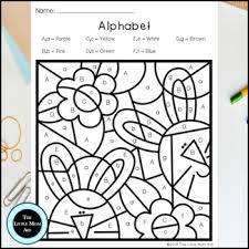 The shots will turn out emotional, while bright boots and other accessories will add more colors to them. Spring Color By Letter Spring Alphabet Coloring Pages By The Little Mom Aid