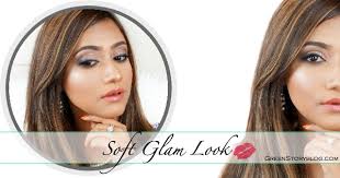 soft glam look full face makeup