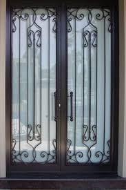 Aussie Doors Wrought Iron Timber