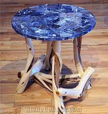 Maybe you would like to learn more about one of these? Blue Semi Precious Stones Table Top Side Table From China Stonecontact Com