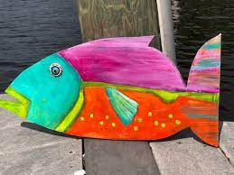 Buy Painted Wooden Fish Wooden Fish