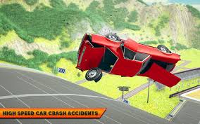 car crash driving simulator beam car