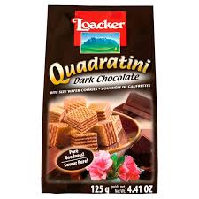 Loacker quadratini napolitaner pack fridge magnet novelty indonesia 3d large 2. Loacker Dark Chocolate Quadratini Ocado