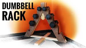 make a dumbbell rack from s wood