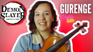 gurenge violin tutorial kimetsu no