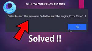 failed to start the emulator failed to