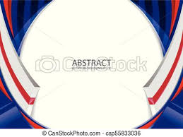 Abstract Red White Blue Background