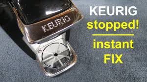 how to fix keurig coffee maker that