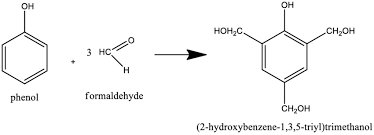 typical structure of a resole phenol