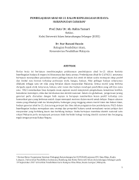 Justeru itu, globalisasi dan cabaran pendidikan amat bertepatan dengan konsep satu malaysia itu sendiri. Pdf Pendidikan Abad Ke 21 Dalam Kepelbagaian Budaya Cabaran Dan Harapan