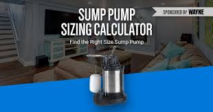 Sump Pump Sizing Calculator How To