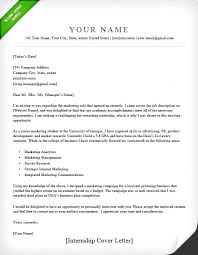 Cover Letter For Business Internship Examples Cover Letter For